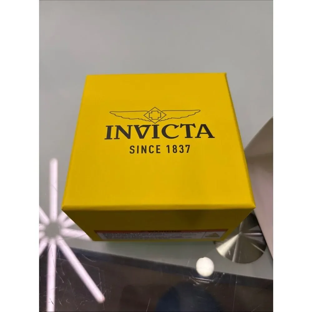 Invicta Gold Dial Men's Watch with two-tone bracelet